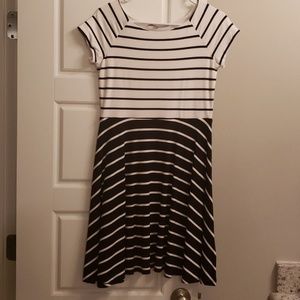 Black and white dress